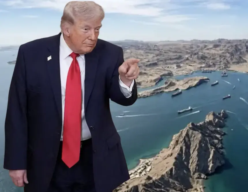 ترامب يتوعد بفتح مضيق هرمز بالقوة